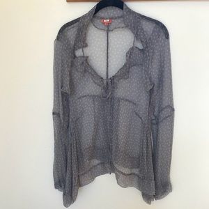 COPY - Chan Luu sheer polka dot blouse